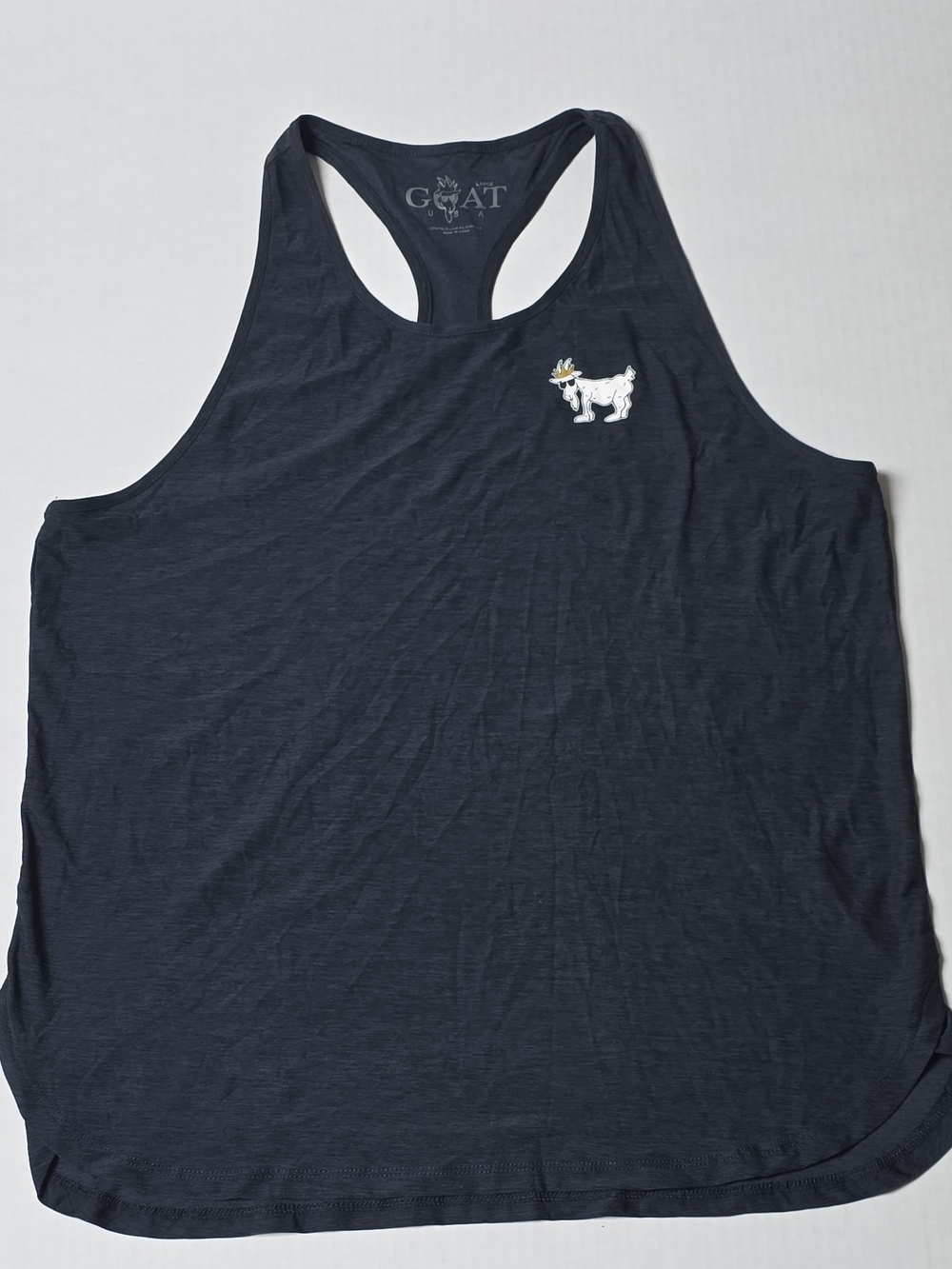 Black GOAT USA Racerback Tank Top